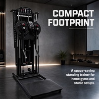 Machine de musculation pour press à la poitrine, soulevés latéraux, exercices d'épaules et de dos, multi-fly pour les deltoides, et multi-flight debout