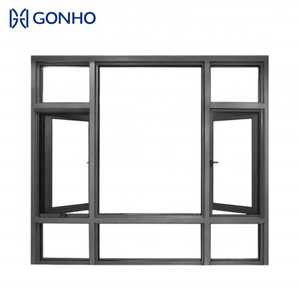 Gonho – ventilateur de fenêtre en aluminium de haute qualité, en <span class=keywords><strong>verre</strong></span> et obturateur blanc duveteux 30x36 - Product Image 4