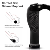 RIDERACE bicicleta antideslizante goma agarre bicicleta ergonómico manillar extremo aleación de aluminio bloqueo montaña Bar Trek Grips
