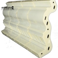 Moule de corniche en plastique ABS Conrice Flower Design Moulure de corniche pour décoration intérieure