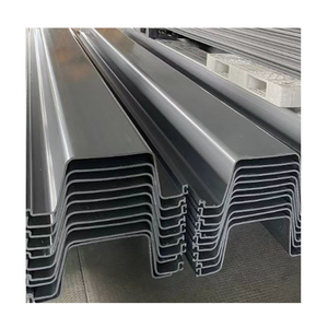 U-Type 9mm <b>Thick</b> PVC <b>Sheet</b> Pile 10mm <b>Thick</b> Vinyl for Embankment Construction for Moulding Processing - Product Image 1