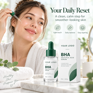 סרום פנים פרטי BHA עם חומצה סליצילית 30ml לטיפוח העור, סרום פנים עם חומצה סליצילית, מבהיר, מטפח, מאזן נקבוביות ושמן מאזן. - Product Image 1