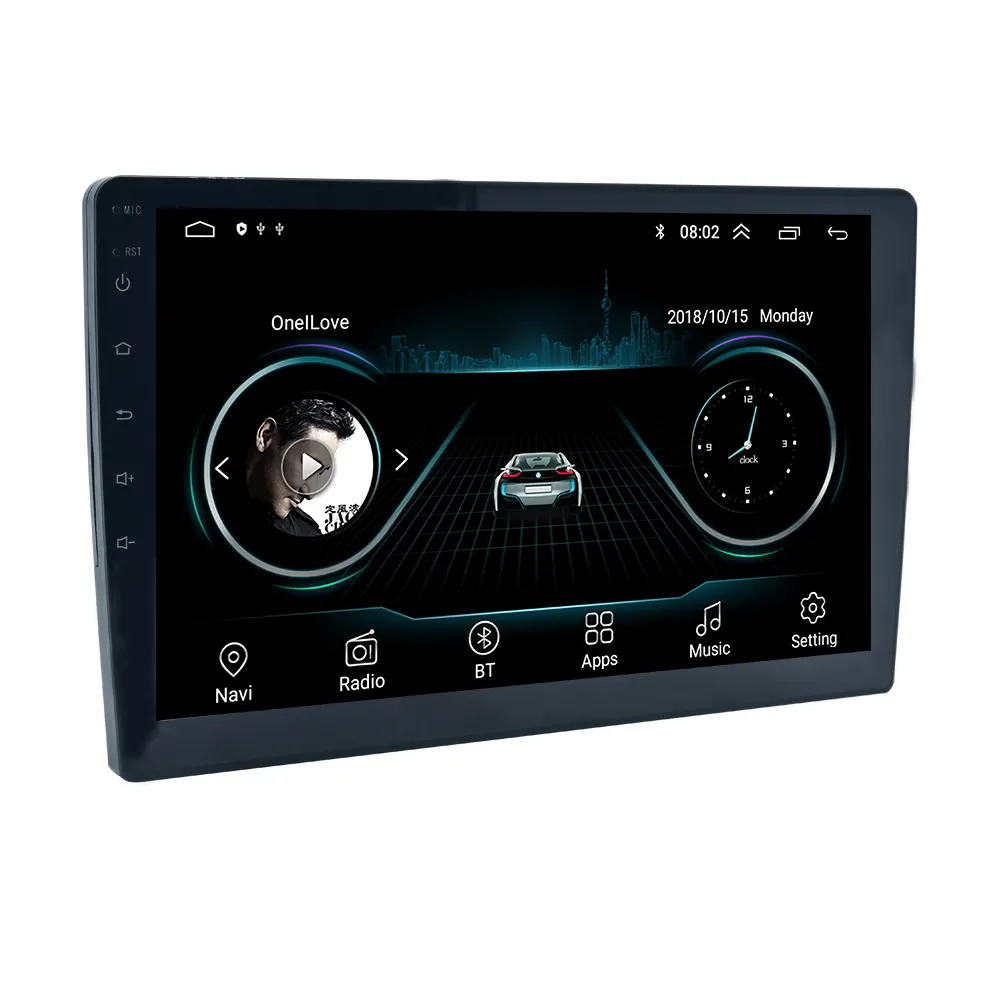 9 inch Android 11 central control screen wifi 1080P AHD intelligent navigation DVD FM AM music car radio display