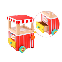 Juego de helados de juguete de madera