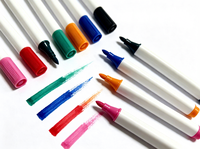 Marqueurs acryliques 24 couleurs pour l'école et les cadeaux d'affaires - pour la peinture, le dessin et la coloration
