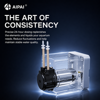 Doseur WiFi AIPAI pour aquarium, pompe péristaltique silencieuse, contrôle par application, distributeur programmable de suppléments liquides pour réservoirs de récif