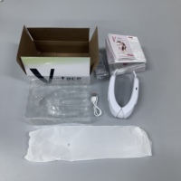 Appareil de lifting facial rechargeable, masseur facial amincissant sans fil, outil de sculpture du visage, 12 modes, chauffage, lumière rouge