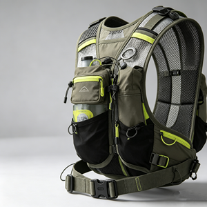 Sac à dos d'hydratation pour le cyclisme avec support de téléphone, sac d'hydratation, meilleur sac de course ultra-légère pour hommes et femmes, autres vêtements de randonnée - Product Image 5