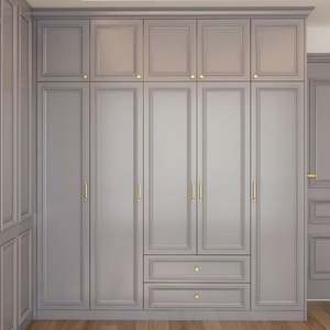 American Shaker High-end Series Raw Wood Mixed with Oil and Baked Paint Master Bedroom <b>Wardrobe</b> - Product Image 3