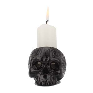 European American Creative Flame Black <strong>Candle</strong> <strong>Holder</strong> Eco-Friendly Retro Horror Mini Resin Ornament for Halloween - Product Image 6