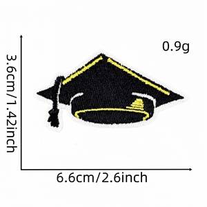 Écussons brodés thermocollants pour uniforme de diplômé de saison des remises de diplômes - Product Image 4