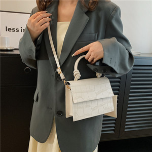 Petit sac à bandoulière carré à motif autruche, style urbain, tendance, polyvalent et tendance - Product Image 6