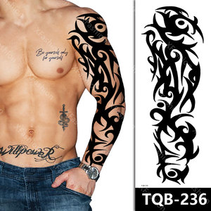 Tatouages temporaires réalistes imperméables longue durée pour le <span class=keywords><strong>bras</strong></span> entier, autocollants de <span class=keywords><strong>tatouage</strong></span> pour hommes et femmes - Product Image 5