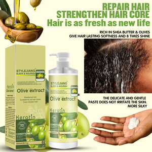 Hidrata <span class=keywords><strong>y</strong></span> Repara <span class=keywords><strong>para</strong></span> un <span class=keywords><strong>Brillo</strong></span> Elegante: Set de Champú <span class=keywords><strong>y</strong></span> Acondicionador con Esencia de Oliva - Product Image 1