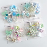 Breloques et clips pour chaussures en plastique perlé faits main de qualité supérieure, style coréen Dongdaemun, pour chaussures Mary Jane, ballerines et Crocs