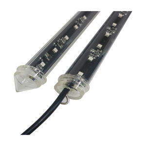 DC12V 실외 직경 30mm 실내외 겸용 3D DMX512 16픽셀 DMX 64LED RGB 픽셀 360도 LED 메테오 튜브 라이트 - Product Image 1