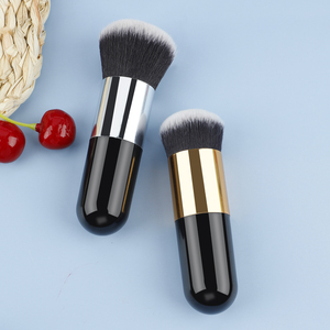 Flat Top Foundation Brush Portable Single Cosmetic Makeup Brush Private Logo - Product Image 1