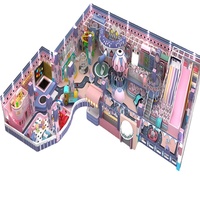 Aire de jeux intérieure pour enfants en aluminium sur mesure de haute qualité, thème château de jeux, parc d'attractions, maison de jeux, usage commercial, fabriqué en Chine