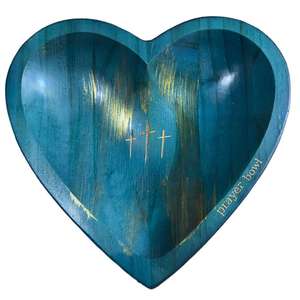 Wowei nouveau coeur en forme de croix en bois religieux prière pâte bol décor à la maison cadeaux chrétiens bougies pâques vaisselle promotionnelle - Product Image 5