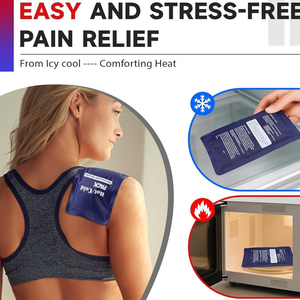 <span class=keywords><strong>Bolsa</strong></span> de Compresión de Gel Reutilizable de Grado Médico, Frío/Calor, <span class=keywords><strong>para</strong></span> Alivio del Dolor, Hinchazón, Recuperación de Lesiones, Uso Doméstico, Nailon Tafetán - Product Image 2