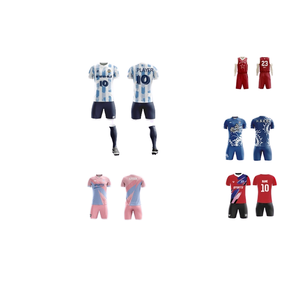 Kaus latihan profesional pria, baju seragam latihan sepak bola lengan pendek kustom - Product Image 2