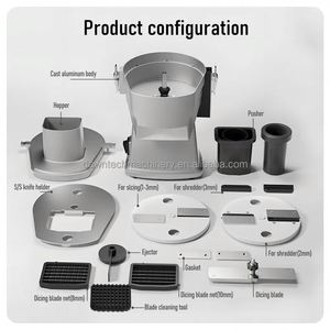 Trancheuse Électrique Commerciale Multifonction pour Légumes : Carottes, Pommes de Terre, Concombres, Oignons – Coupe en Julienne et en Dés - Product Image 5