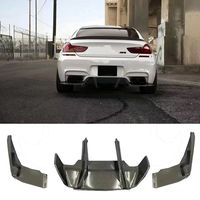 Kit de carrosserie de mise à niveau de haute qualité accessoires de rénovation pour BMW série 6 M6 F06 F12 F13 fibre de carbone V Type diffuseur arrière pare-chocs arrière