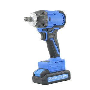 Llave de Impacto Inalámbrica de 350 Nm, Motor sin Escobillas, Batería de 21 V/4.0 Ah, Herramienta Eléctrica de Alta Resistencia YM-350-4 - Product Image 4