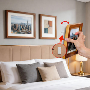 Strisce Adesive Resistenti per Carichi Pesanti, Strisce per Fissaggio a Parete Senza Segni, Strisce per Appendere Quadri, Cornici e Decorazioni Murali - Product Image 1