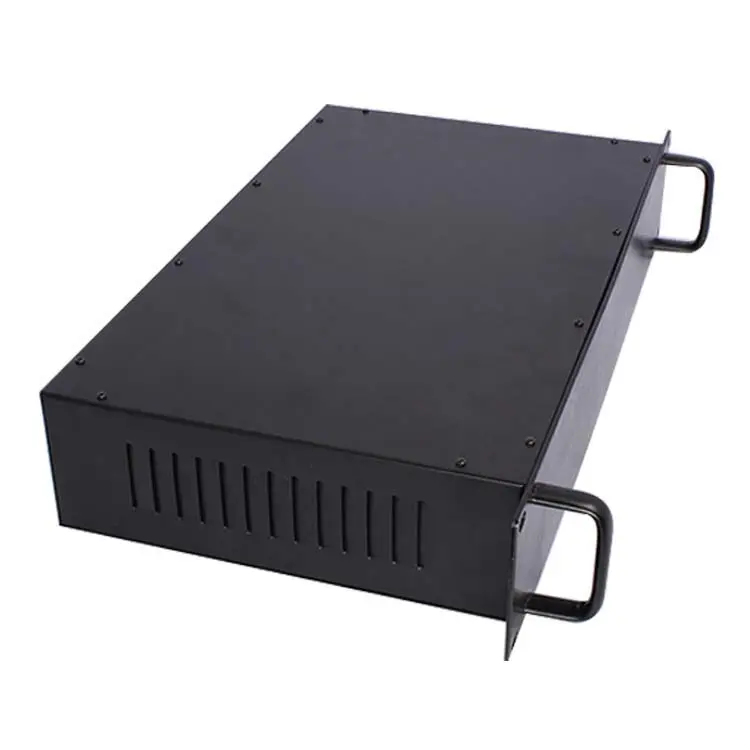 Custom Black Cheap PC Atx Industrial Computer Cabinet Server Rack Mount 2.5U For Data Center Electronic Metal Chassis Enclosures