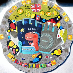 Gants de cyclisme d'été pour enfants, demi-doigts, respirants, imperméables, pour garçons et filles - Product Image 3