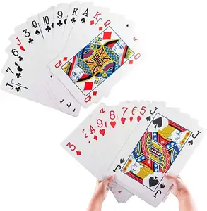 Atacado de fábrica profissional personalizado seu próprio logotipo ponte pôquer tamanho de subolmação em branco cartão personalizado