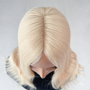 Ready to Ship Medical <b>Wig</b> Supplier European Mono Top Medical Human Hair <b>Wig</b> for Alopecia Full Silicone Jewish Medical <b>Wig</b> - Product Image 5
