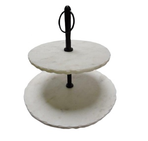 Nouveau support de gâteau en plaque galvanisée écologique avec bouton en résine outil de cuisine de style Ins rond pour la cuisson et la décoration - Product Image 4