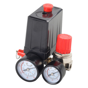 Ensemble de pressostat pour compresseur d'air Fenglili 90-125 G1/2 SPDT 10 bars, commande quatre voies avec vanne poussoir-tiroir - Product Image 2