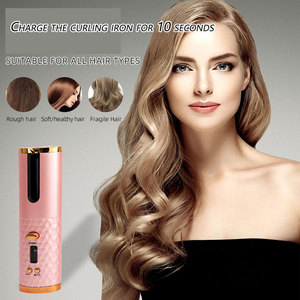 Wholesale Custom Wand <b>Cordless</b> Heated Hair <b>Curler</b> Professional Automatic Rotating Hair Iron for Hair - Product Image 2