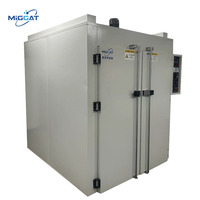 Four industriel à double porte en plastique à circulation d'air chaud à température personnalisée, four de polymérisation industriel PTFE Xylan