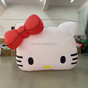 Đáng yêu <span class=keywords><strong>Inflatable</strong></span> <span class=keywords><strong>Kitty</strong></span> Mèo phim hoạt hình chiếu sáng trang trí <span class=keywords><strong>Inflatable</strong></span> <span class=keywords><strong>Hello</strong></span> <span class=keywords><strong>Kitty</strong></span> đầu mô hình với giá rẻ - Product Image 1