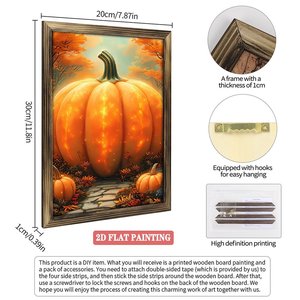 Art de la <span class=keywords><strong>baie</strong></span> de <span class=keywords><strong>Ha</strong></span> <span class=keywords><strong>Long</strong></span> encadré 20x30cm avec cadre en bois - Product Image 3
