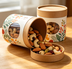 Recipiente de Papel Sellado a Prueba de Humedad Personalizado para Alimentos Secos, Nueces, Café y Té - Product Image 1