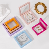 Boîte de rangement suspendue en PE pour bijoux, emballage film anti-oxydation, pour bracelets et modèles de présentation