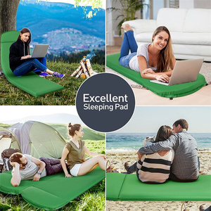 Matelas de camping autogonflant en mousse à mémoire de forme avec oreiller intégré, imperméable, <span class=keywords><strong>pour</strong></span> sac à dos, camping, <span class=keywords><strong>voiture</strong></span>, voyage, randonnée, extérieur - Product Image 5