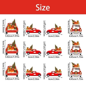 Bandierine <span class=keywords><strong>per</strong></span> Torte Natalizie, Set di 12 Topper <span class=keywords><strong>per</strong></span> Cupcake 'Buon Natale' <span class=keywords><strong>per</strong></span> Decorazioni Dolci, Accessori <span class=keywords><strong>per</strong></span> Feste Natalizie - Product Image 2