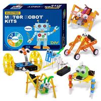 Meilleures ventes Kits robotiques 6 en 1 Jouets éducatifs pour enfants Kits STEM pour enfants Kit d'expériences scientifiques