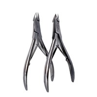 Pince à cuticules professionnelle en acier inoxydable, lame tranchante, coupe-cuticules, éliminateur de peaux mortes, pince à manucure pour salon de nail art