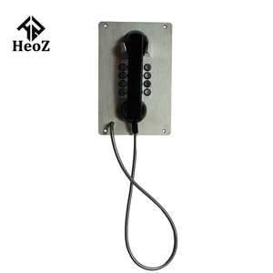 Teléfono de acero inoxidable 304 montado en la pared a buen <span class=keywords><strong>precio</strong></span>, teléfono a prueba de vandalismo y auriculares, teléfonos con teclado completo, a todo tipo de teclado - Product Image 2