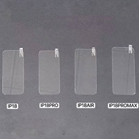 Protection d'écran en verre trempé 9H haute transparence pour iPhone 17 Pro Max, 15, 16, 14, et pour iPhone 18 Pro Max (vente en gros)
