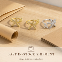 Bague en or plaqué 18 carats avec étoile de mer mignonne pour femme, bijou de plage estival, Anillo Estrella De Mar Texturizada Oro