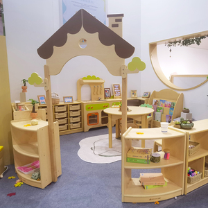 Creche baratos Móveis Crianças Criança Brinquedos Creche Armário De Armazenamento Jardim De Infância De Madeira Montessori Nursery School - Product Image 1