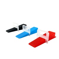 Système de nivellement de carreaux : Kit de cale réutilisable, clips et pinces de type T anti-décalage pour carrelage mural et de sol en porcelaine et céramique